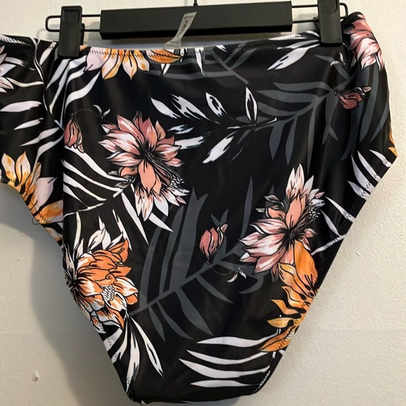 Floral High-Waisted Bikini Bottom - Picture 3 of 4